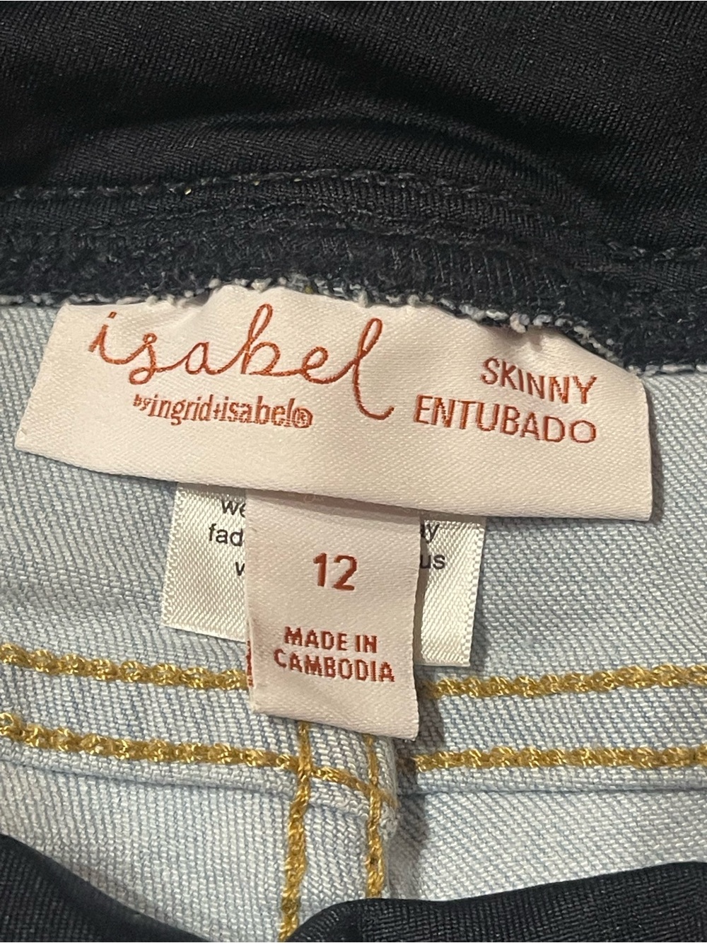Isabel Maternity by Ingrid & Isabel Light Blue Skinny Jeans - Picture 3 of 3